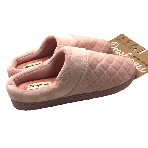 Dearfoams Women's Libby Quilted Terry Clog Indoor/Outdoor Slipper - Picture 4 of 8